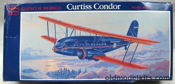 Glencoe 1/82 Curtiss Condor - Argentine Navy / Byrd / American Airways, 06101 plastic model kit